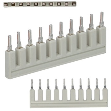 Mostek grzebienowy 10-torowy szary 25A TOPJOBS 2002-410 WAGO