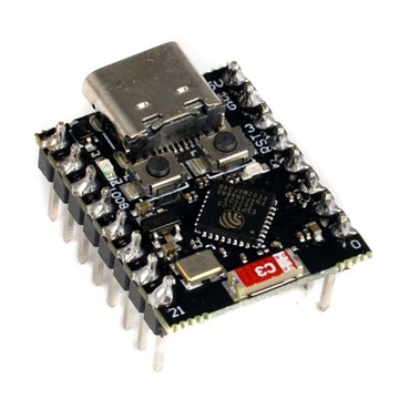 ESP32-C3 Super Mini WiFi Bluetooth 5.0 RISC-V USB-C zlutowany