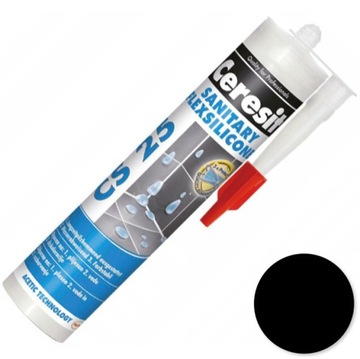 Silikon sanitarny Ceresit CS25 280ml COAL