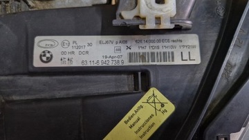 BMW 3 E90 E91 04-08 SVĚTLO PRAVÁ BI XENON 6942738