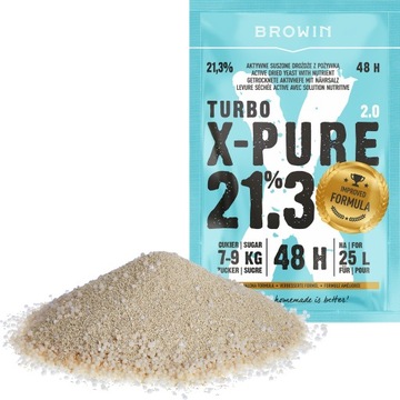 Drożdże gorzelnicze X-PURE TURBO 48 PURE 21,3 %