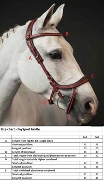 PRESTEQ, Анатомическая уздечка, FaySport BLACK COB черный