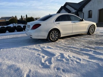 Mercedes Klasa S W222 Limuzyna 400 333KM 2016 Mercedes-Benz Klasa S W222 S 400 Biala perla matowa 4 matic Zadbane au, zdjęcie 4