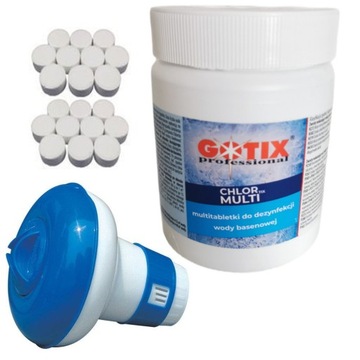 CHEMIA BASEN 20g MULTI 0,4kg CHLOR DOZOWNIK 58210