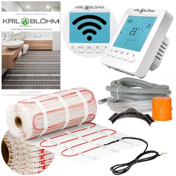 Zestaw mata grzewcza 150W/m2 3m2 Blauw T-3 Wi-Fi