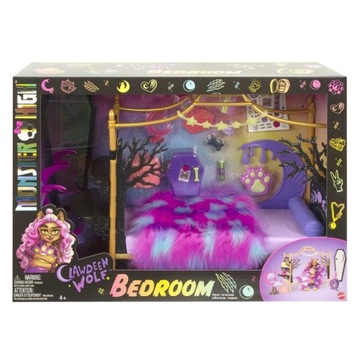Monster High HHK64 Sypialnia Clawdeen Wolf
