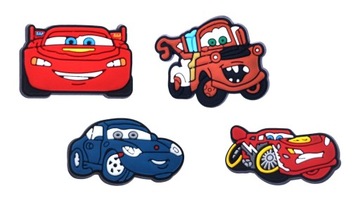 4x Wpinki /Przypinki do butów Crocs i podobnych a'la Jibbitz- McQueen