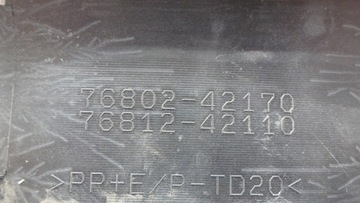 НАКЛАДКА ЗАДНЕГО КАПОТА TOYOTA RAV4 76802-42170