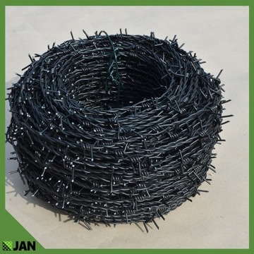 ПВХ колючая проволока с двумя проводными Fi 2,5 мм мяч 100 мл черный грустный