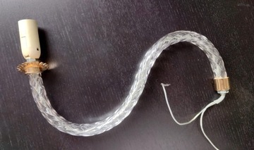 Ребристые стеклянные кронштейны для настенных светильников и люстр.