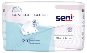 Пелюшки гігієнічні Seni Soft Super 60x40 см 30 шт.