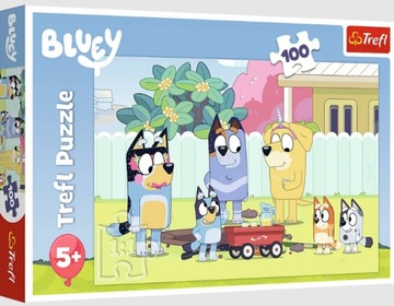 ПАЗЛ 100 Merry WORLD BLUEY TREFL16471