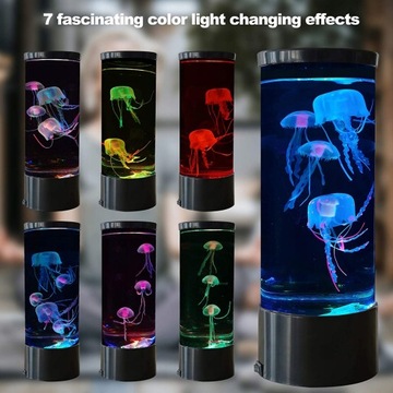 Lampa LED zmieniająca kolor symulacj meduzy lampka