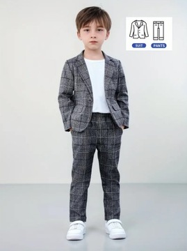 Спортивный комплект КОСТЮМ ДЛЯ МАЛЬЧИКА, куртка 2 шт, серый 146-152