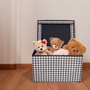 TEXTILE BOX 40x30x25см органайзер для одежды с крышкой-контейнером