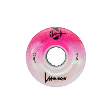 KOŁA ŚWIECĄCE DO WROTEK LUMINOUS COTTON CANDY 62MM BROKAT
