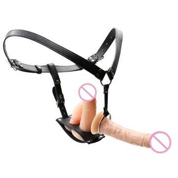 Strap-on Dildo majtki korek analny podwójna penetr
