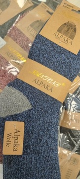 3x ШЕРСТЯНЫЕ носки АЛЬПАКА толстые ТЕПЛЫЕ зимние носки ЖЕНСКИЕ 39-41