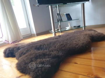 Натуральная коричневая овчина - Англичанка - S