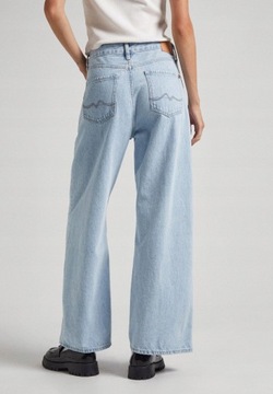 Pepe Jeans NH4 itv spodnie szerokie nogawki jeans kieszenie 24/28