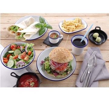 Блюдо эмалированное прямоугольное 175х130 мм.