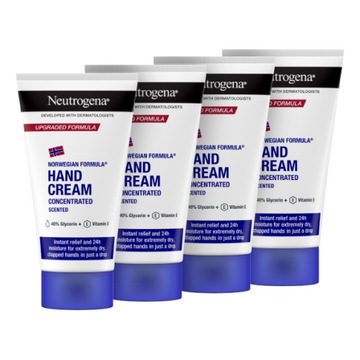 NEUTROGENA Formuła Norweska skoncentrowany krem do rąk 75ml x 4szt ZESTAW