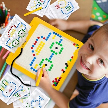 Магнитная доска XXL Мозаика-пазл Монтессори MagPad детский ПОДАРОК