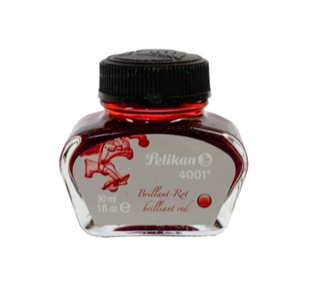 Atrament do piór Pelikan czerwony 30ml