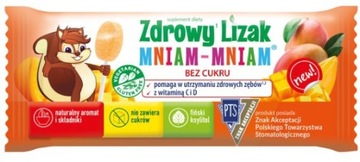 ZDROWY LIZAK O SMAKU MANGO, 6g, MNIAM-MNIAM