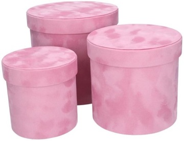 FLOWER BOX Элегантная велюровая замшевая шкатулка