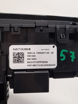 AUDI E-TRON GT PANEL ŘAZENÍ 4J3713059B