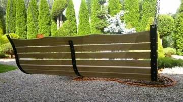 Siedzisko do Huśtawki Huśtawka Drewniana Wisząca 120 cm Producent Polska