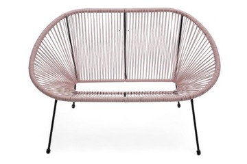 EC3 РОТОВЫЙ САДОВЫЙ ДИВАН ДЛЯ ТЕРРАСЫ, БАЛКОНА, МАГАЗИНА МОРОЖЕНОГО 2 СОВРЕМЕННЫХ ЦВЕТА