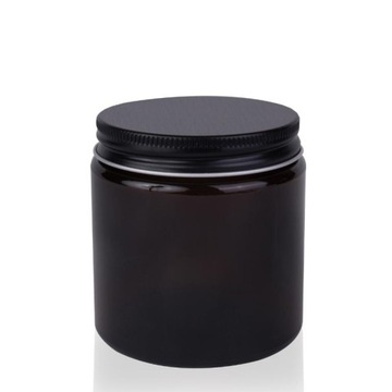 Słoik szklany brąz 30ml z nakrętką ALU x5