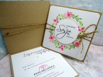 С5п8. Логотип Приглашения на фотосессию фотосессия ВЕНКИ крафт выкройки