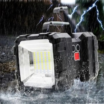 МОЩНЫЙ ДВУХСТОРОННИЙ АККУМУЛЯТОРНЫЙ СВЕТОДИОДНЫЙ ФОНАРЬ ПОИСК ЦВЕТНЫЙ МОЩНЫЙ СВЕТ