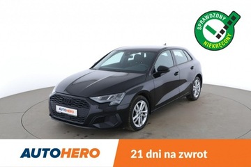 Audi A3 8V Sportback 5d Facelifting 1.5 35 TFSI 150KM 2020 Audi A3 S-tronic/150KM/ mHEV/virtual /navi/ grzane