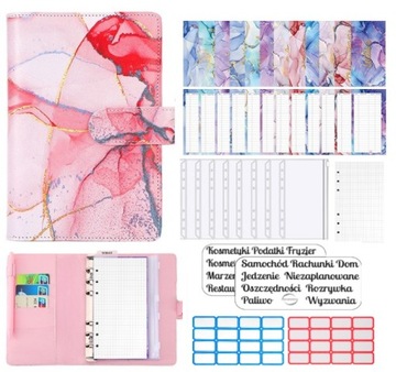SEGREGATOR BUDŻETOWY A6 OSZCZĘDNIK BINDER PLANER BUDŻETU ORGANIZER ZESTAW