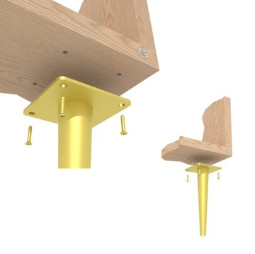 100 закаленных конических шурупов 4,0 x 40