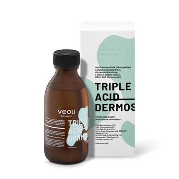 Veoli Botanica Triple Acid Dermosolution - Multikwasowy tonik seboregulując