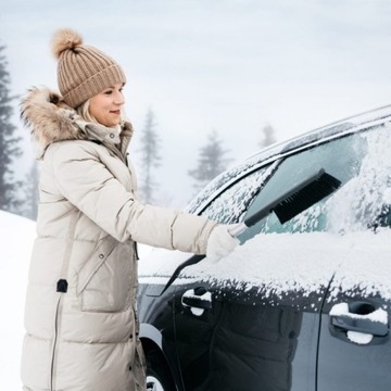 Скребок КУНГС + финская щетка MEGA-IS 77см