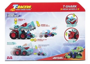 Набор машин T-Racers Mega Wheels T-Shark