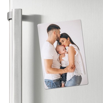 Magnes ze zdjęciem DUŻY 15x10 cm podpis kreator walentynki ślub