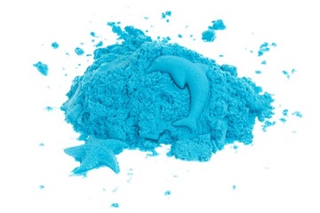 PIASEK KINETYCZNY MAGICZNY 1KG PIASKOLINA KOLORY NIEBIESKI ZAPAS PIASKU