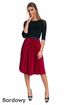 111__ПЛИССИРОВАННАЯ ЮБКА МИДИ НА РЕЗИНКЕ, ЦВЕТА