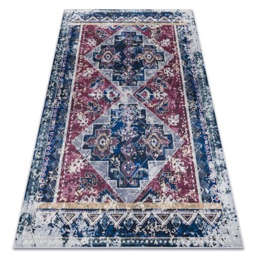 ANTYPOŚLIZGOWY DYWAN DO PRANIA 80x150 bordo #I113