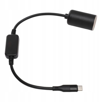 ADAPTER ZAPALNICZKI Z USB C 5 V DO 12V GNIAZDO ZAPALNICZKI