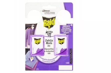 RAID ZAWIESZKA NA MOLE ŻELOWA LAWENDA