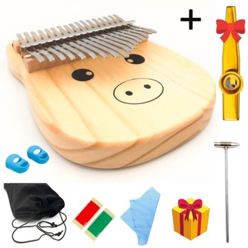 Profesjonalna KALIMBA dla dzieci świnka + GRATISY