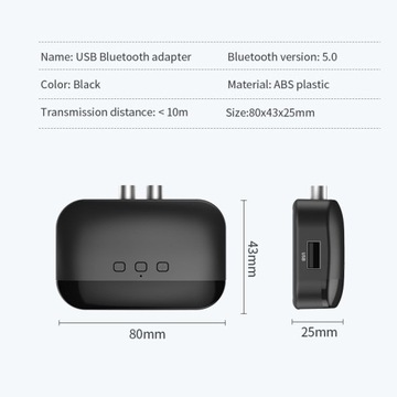 АДАПТЕР BLUETOOTH 5.0 NFC AUX ЗВУКОВОЙ ПРИЕМНИК